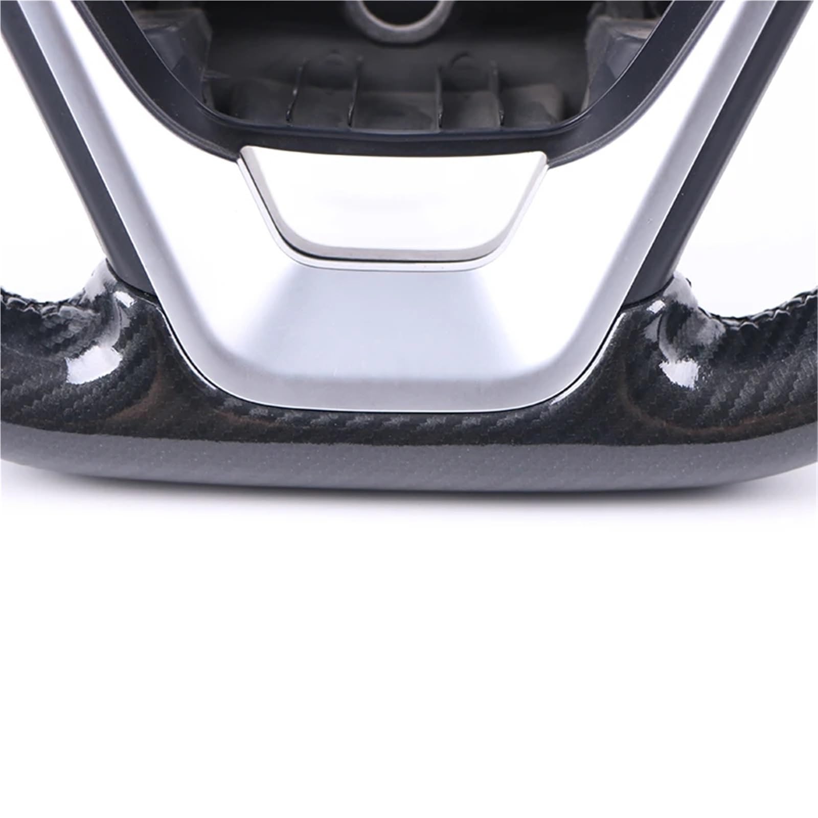 Couvre Volant Voiture Housse De Volant en Fibre De Carbone pour Peugeot 207 (2006-2014) pour Expert (2008-2016) pour Partner (2009-2018) Protege Volant(A Carbon Blue Thread)