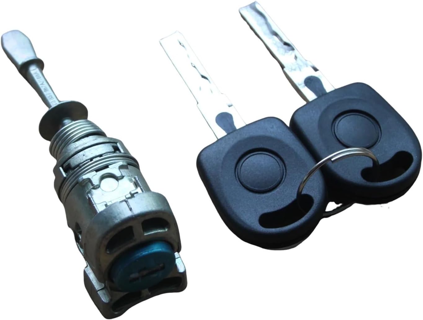 Fit for Vw Touran Caddy 2003-2010 Al398 1T0837167A Left Door Lock Cylinder with 2 Keys