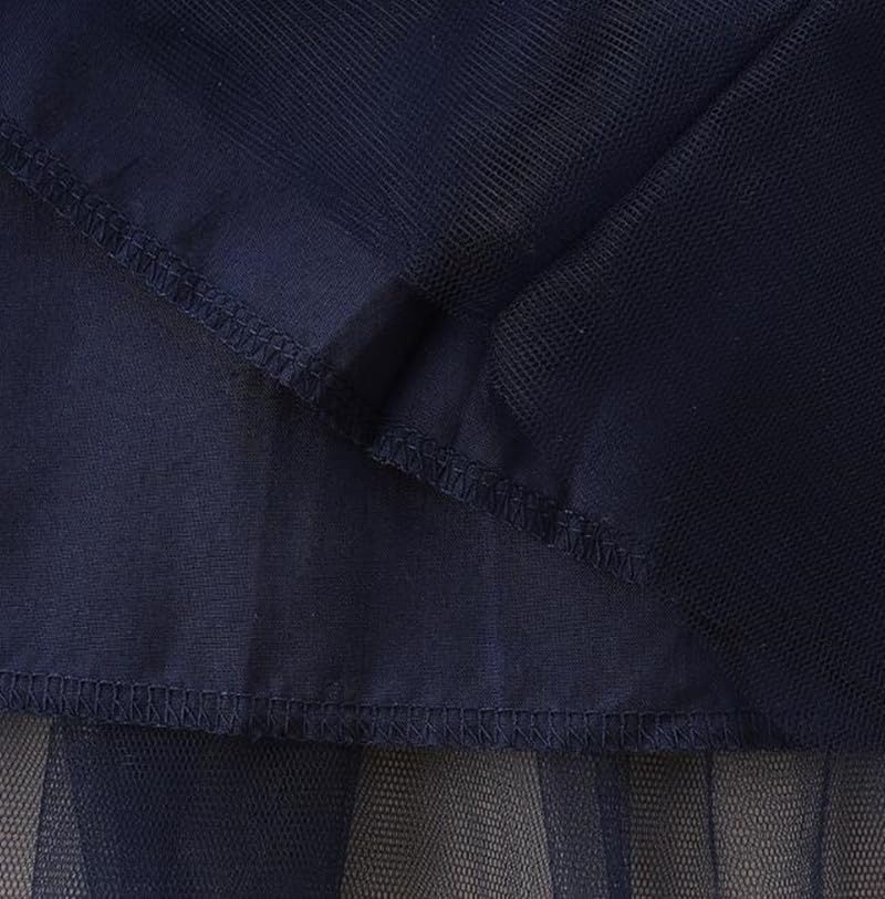 Girls Cotton Long Sleeve Dress Casual Cartoon Basic Dresses for 2-7 Years Old4