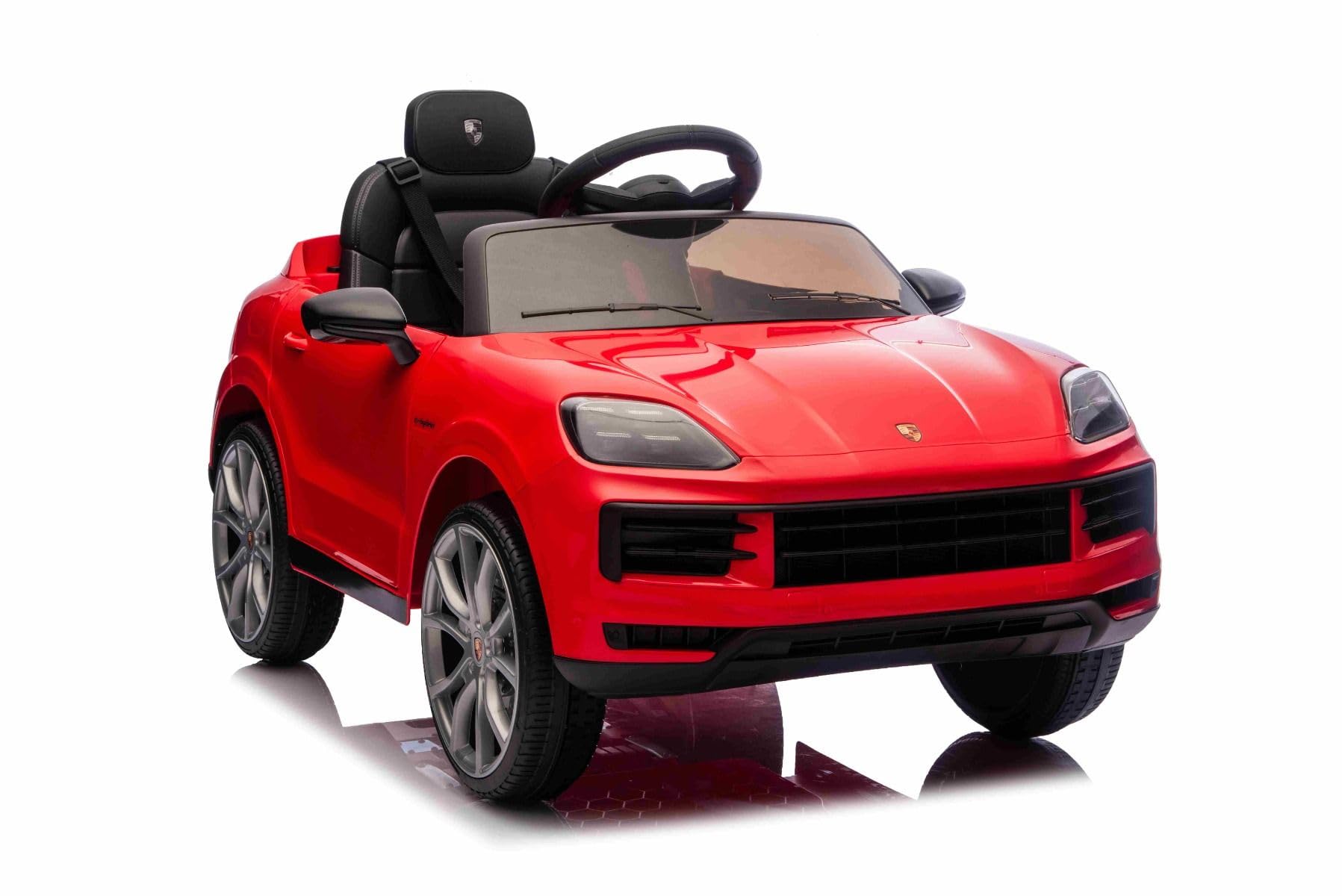 Porsche Cayenne dziecięcy samochód elektryczny 12 V, licencja – pojedyncze siedzenie elektryczne z baterią litową, zawieszenie, silniki 2 x 25 W, pilot zdalnego sterowania 2,4 GHz, MP3