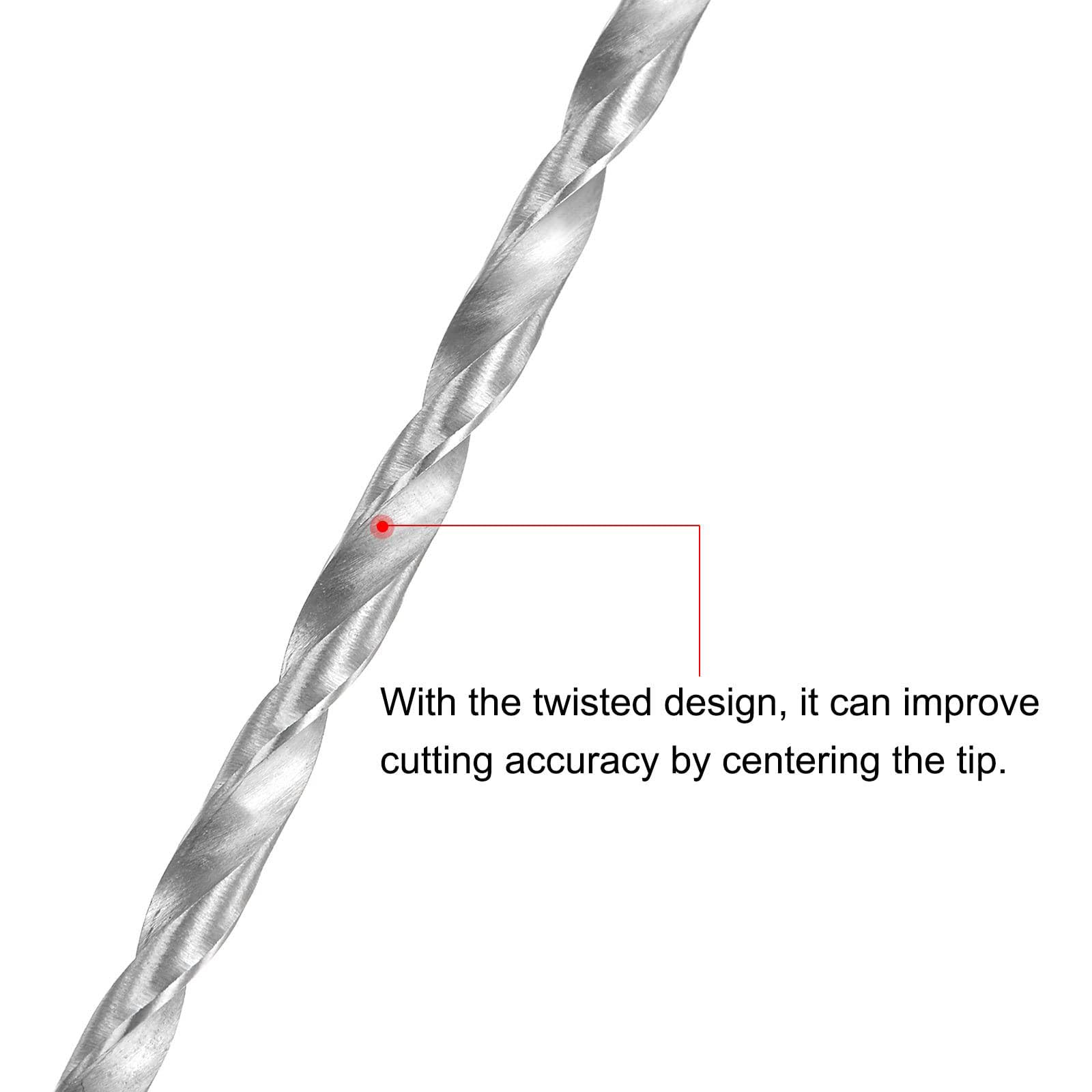 TA-VIGOR 2Pcs 4mm Extra Long Twist Drill Bits - Image 4