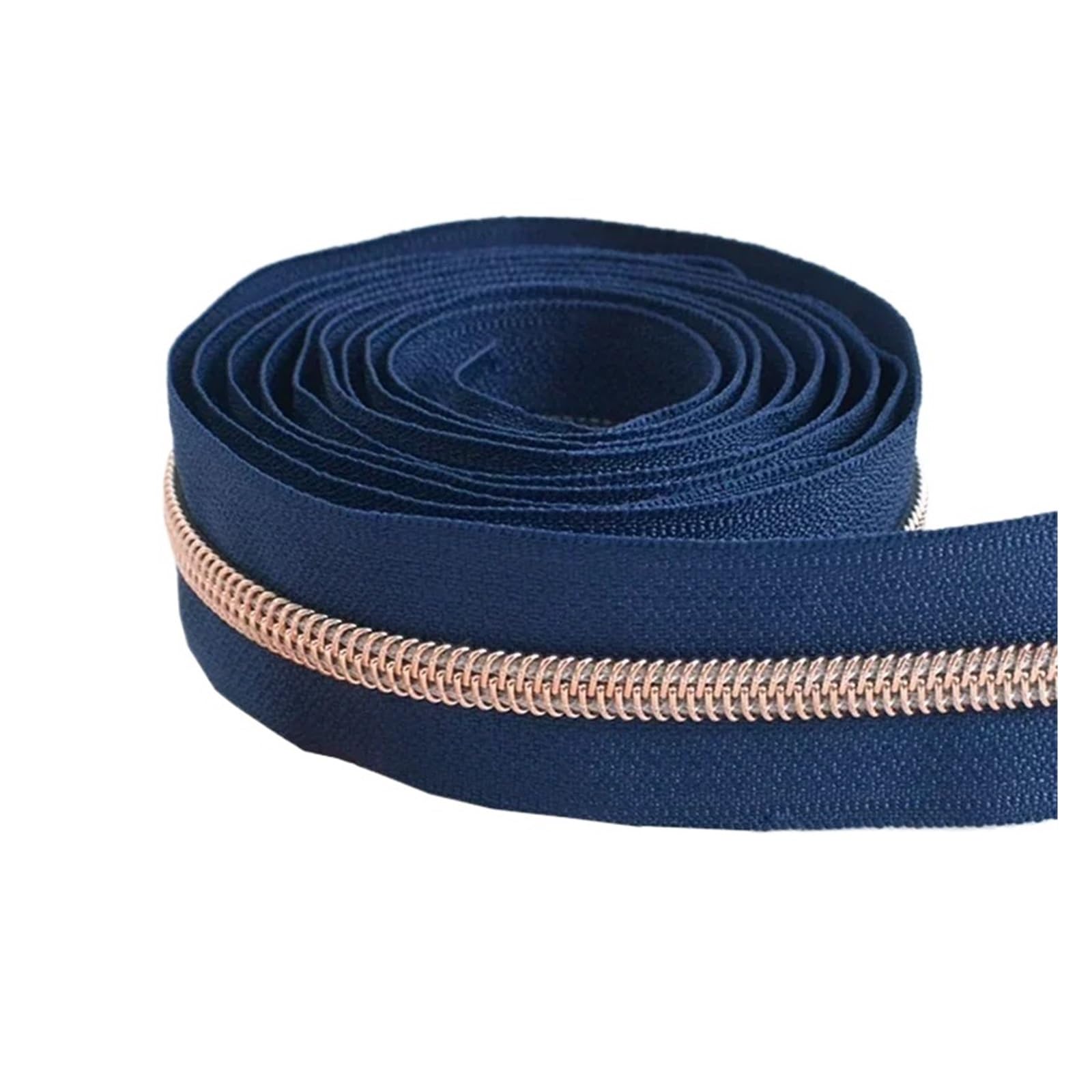 1pc 5-20M 5# RoseGold Nylonowe Zamki Błyskawiczne Taśmy Cewki Rolki Do Torby Szycia Odzież Zestaw Naprawy Zamków Błyskawicznych Dodatki Odzieży DIY(M388-RoseGold,5MetersNo5)