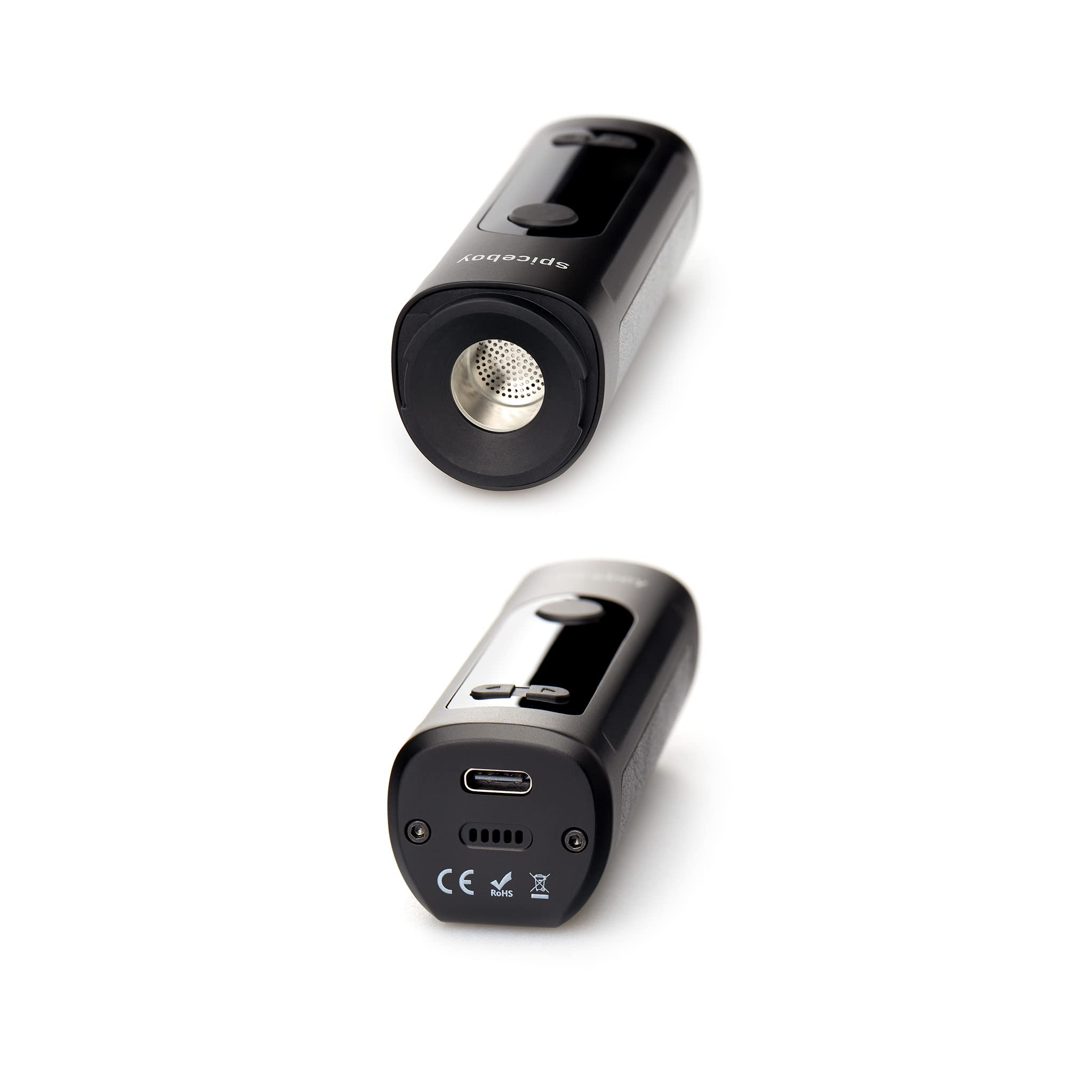 SPICEBOY® Vaporizer Nikotinfrei I Kräuter Verdampfer I Gradgenau I Dual Heat I Oled I USB-C