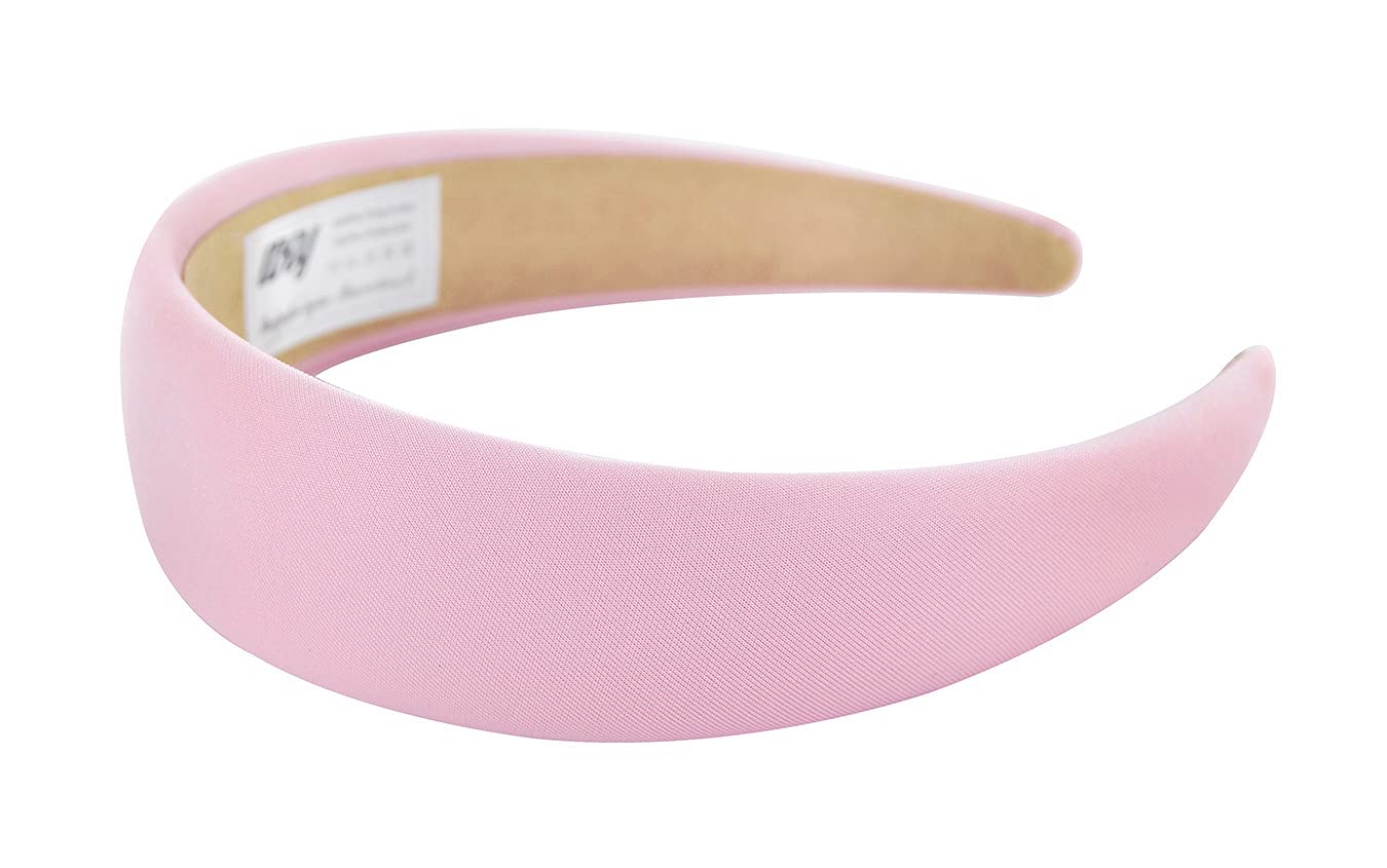 Axy Wide Headband with Fabric Padded Candy Colours - Beautiful Headband Hair Accessories HRK2A (01 Pink) - Image 3