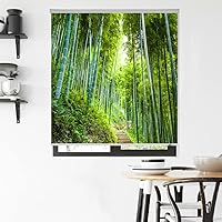 Vista 10 de ZSHINE Tela impermeable opaca inalámbrica manual tamaño personalizado y persianas enrollables con cenefa