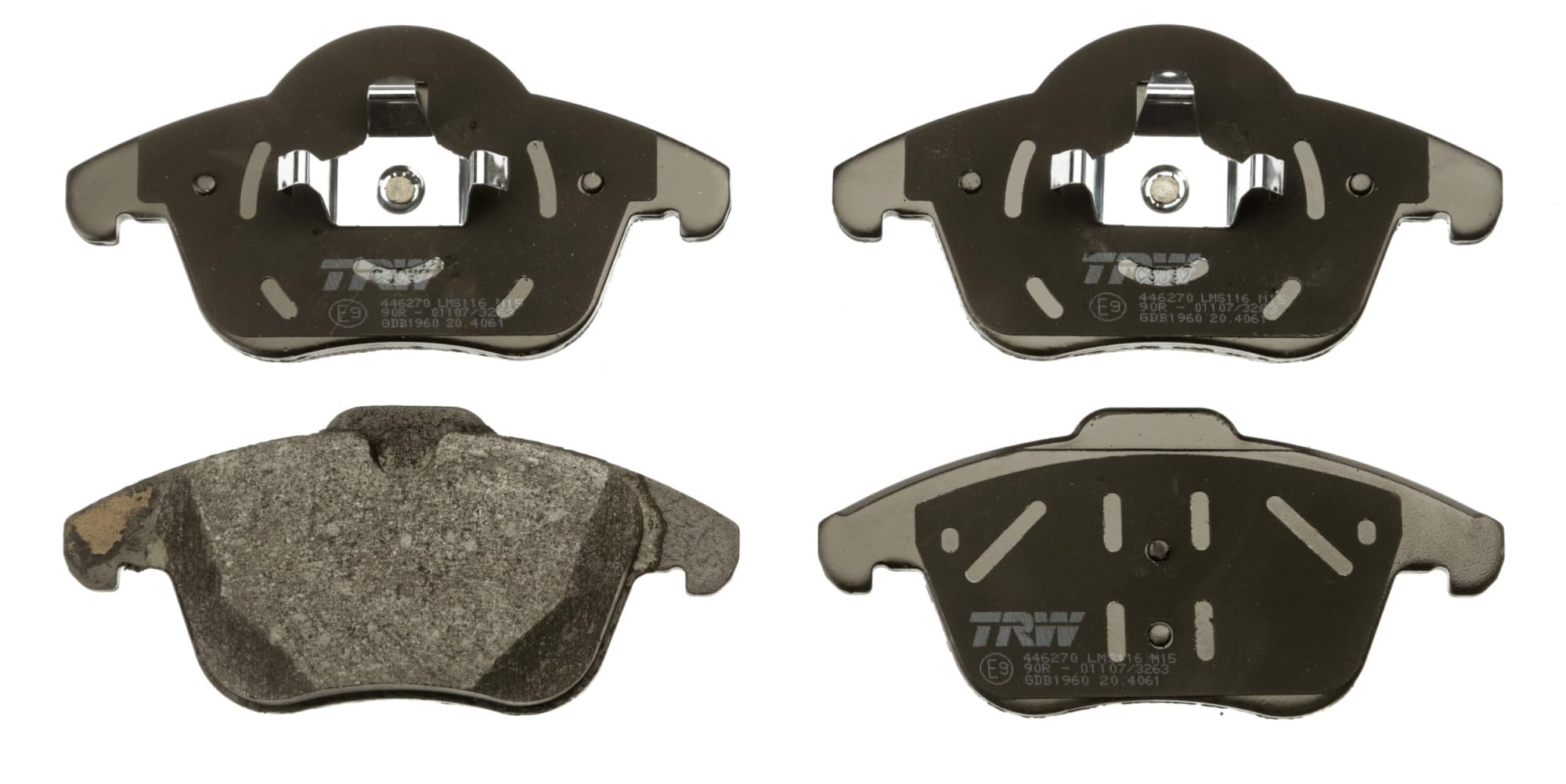TRW Fren Balatası Ön Ford Galaxy 2.0 06-15, 2.3 07-15, 1.6 TDCI 11-15, 1.8-2.0 TDCI 06-15, 2.2 TDCI 08-15, Mondeo IV 1.6 Ti 07-15, 2.0 Scti 10-15, 2.0-2.3-2.5 07-15, 1.6 TDCI 11-15 GDB1960