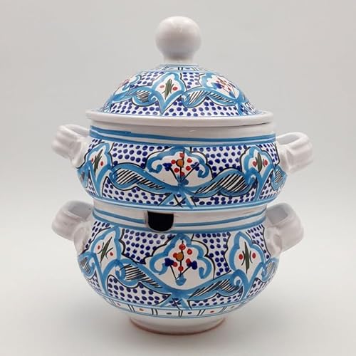 Couscoussier marocchino turchese