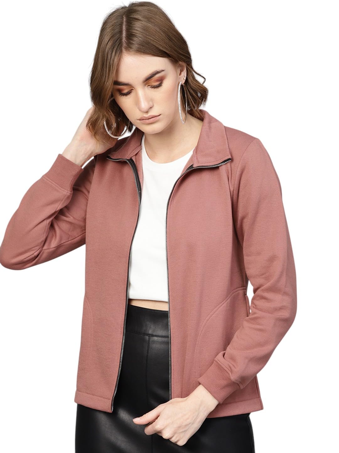 SASSAFRAS Women Dusty Zipper Sweatshirt-picture-12