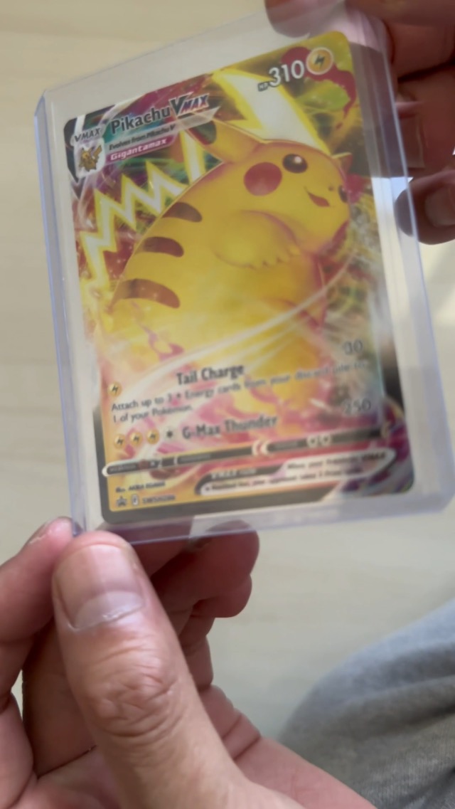 Watch Pikachu Vmax Pokemon Card on Amazon Live