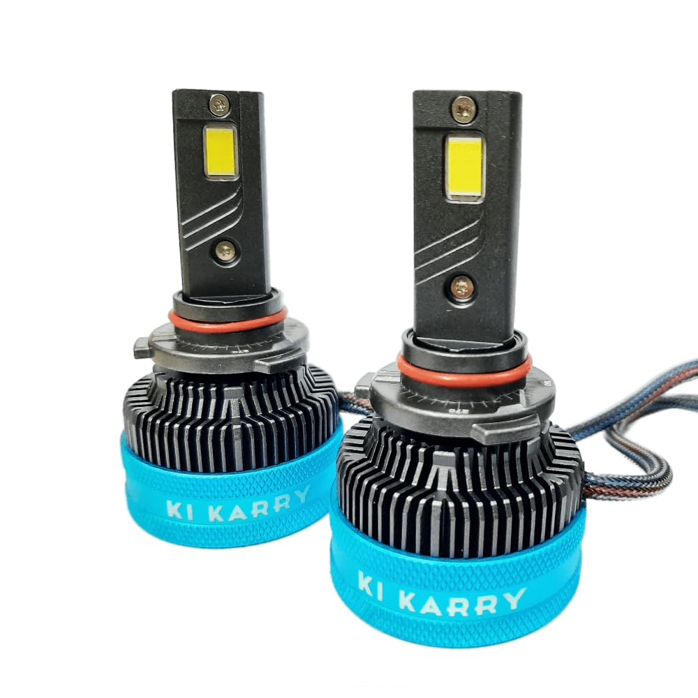 KI KARRY 300 WATTS LED Car Headlight Bulb, White Light, (Pack of 2 with 12 months Warranty) (9006 Fitting)
