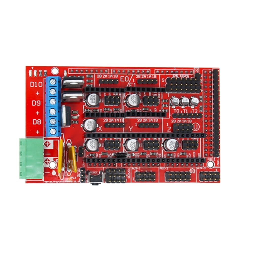 Mega2560R3, kontroler rampy 1.4 i sterownik krokowy A4988 12864 panel LCD
