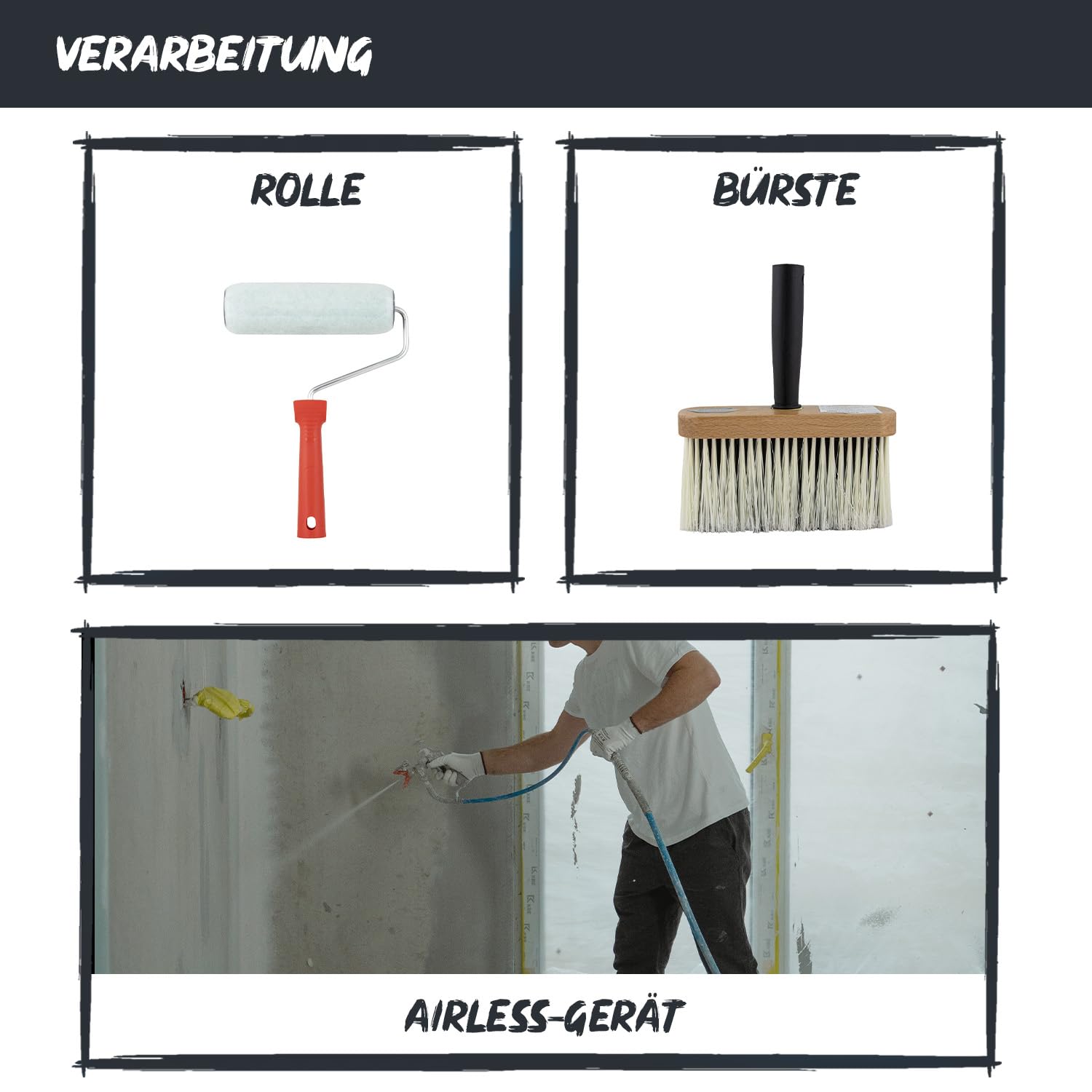 Vlies- und Gewebekleber 15kg verarbeitungsfertiger Tapetenkleister, Dispersionskleber, Vlieskleber