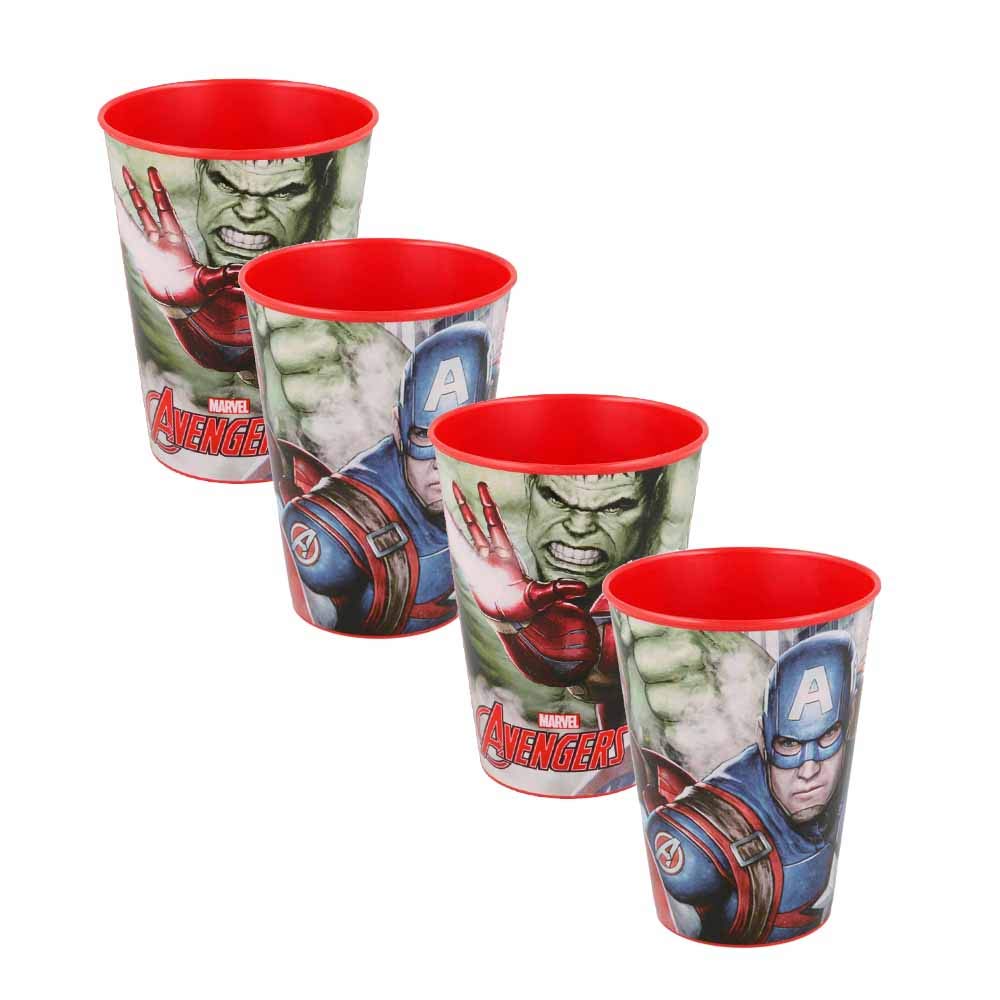 Avengers Kunststoffbecher 260 Ml – Offiziell Lizenziert, Schwarz, Perfekt Für Kinderpartys