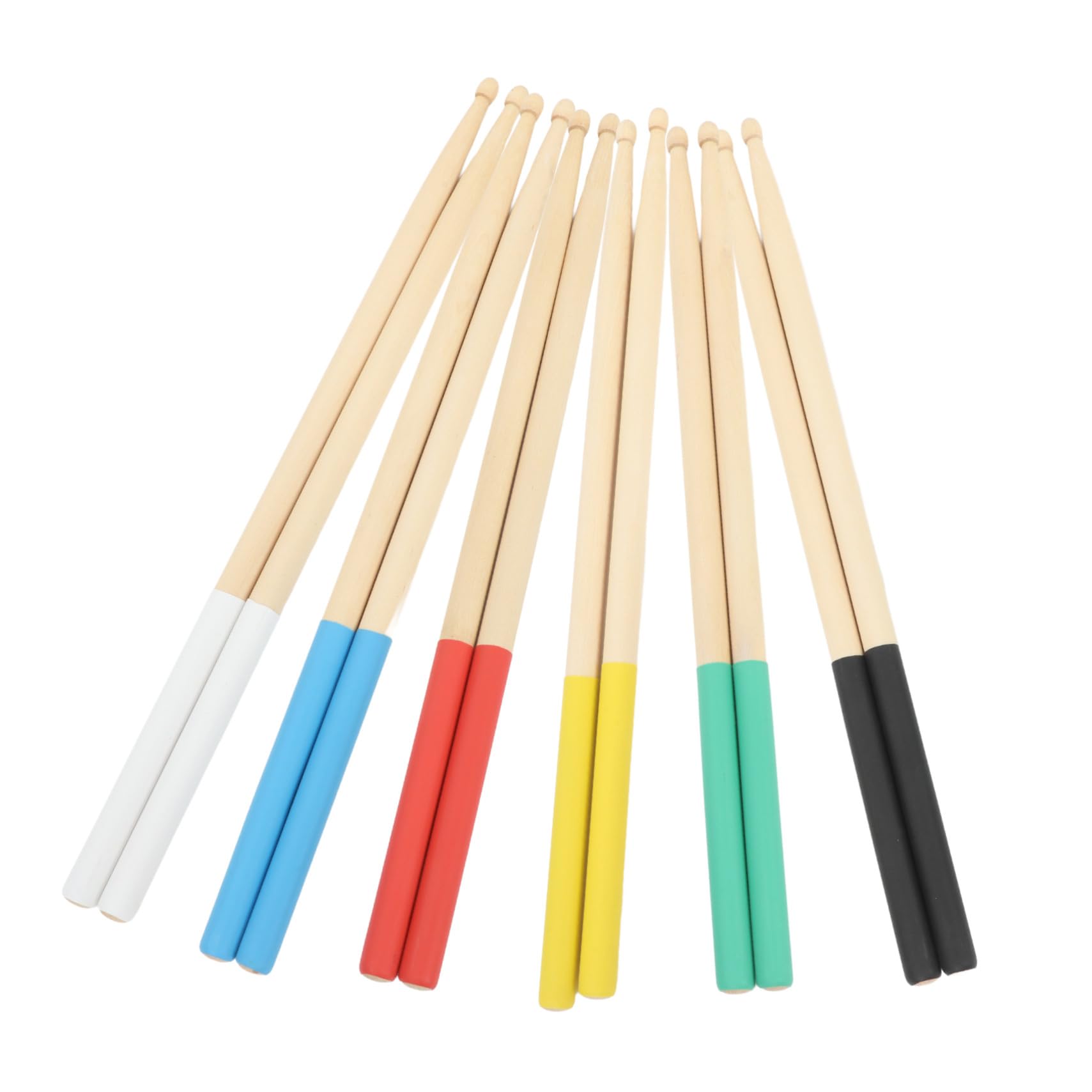 Bacchette per Percussioni in Acero 5a, 6 Paia, Beige