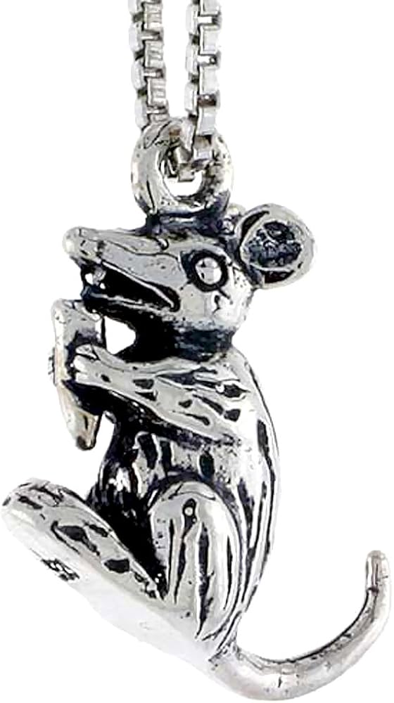 Amazon.com: Sterling Silver Rat Charm 5/8 inch Tall : Clothing Amazon.com: Sterling Silver Rat Charm 5/8 inch Tall : Clothing