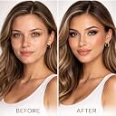 Fashion Matte Makeup Combo Set – Primer 40ml, Matte Setting Spray 100ml, Liquid Eyeliner & 2-in-1 Contour Stick – Smooth Blend, Long Lasting, Lightweight Makeup KiT ETC... gallery image