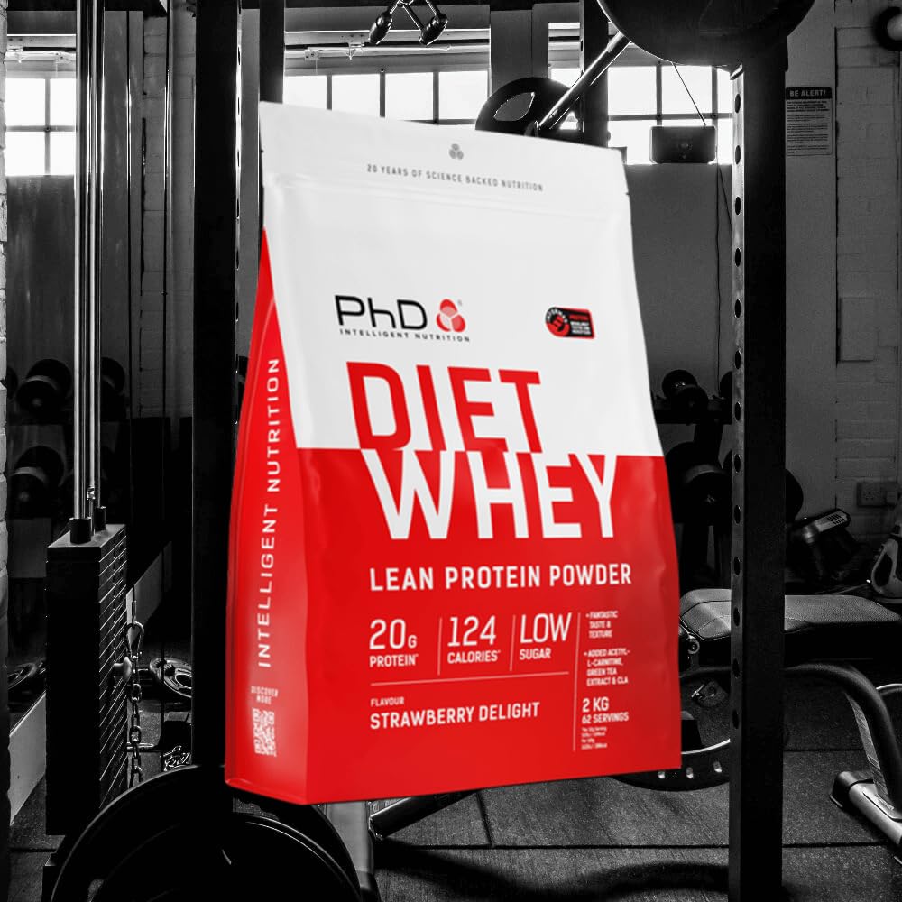 PhD Diet Whey (2000g) Délice de fraises - Protéines - Mélange de protéines