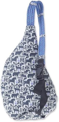 Vista 2 de KAVU Bolsa de hombro, bandolera de cuerda original con correa de hombro de cuerda ajustable