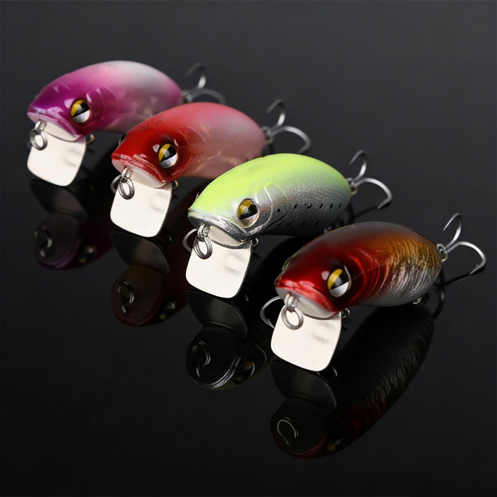 Crankbait con Labio de Aluminio for Buceo Profundo: Señuelo de Alta Flotabilidad for Lubinas y Truchas