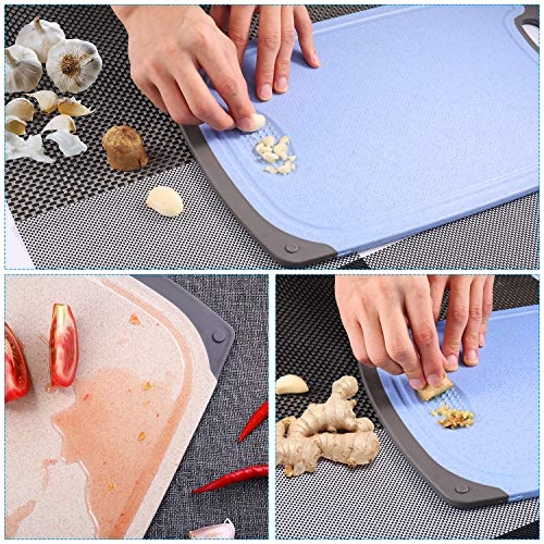 image for leiwo Cutting Boards Set, Plastic Chopping Board Professional Kitchen 