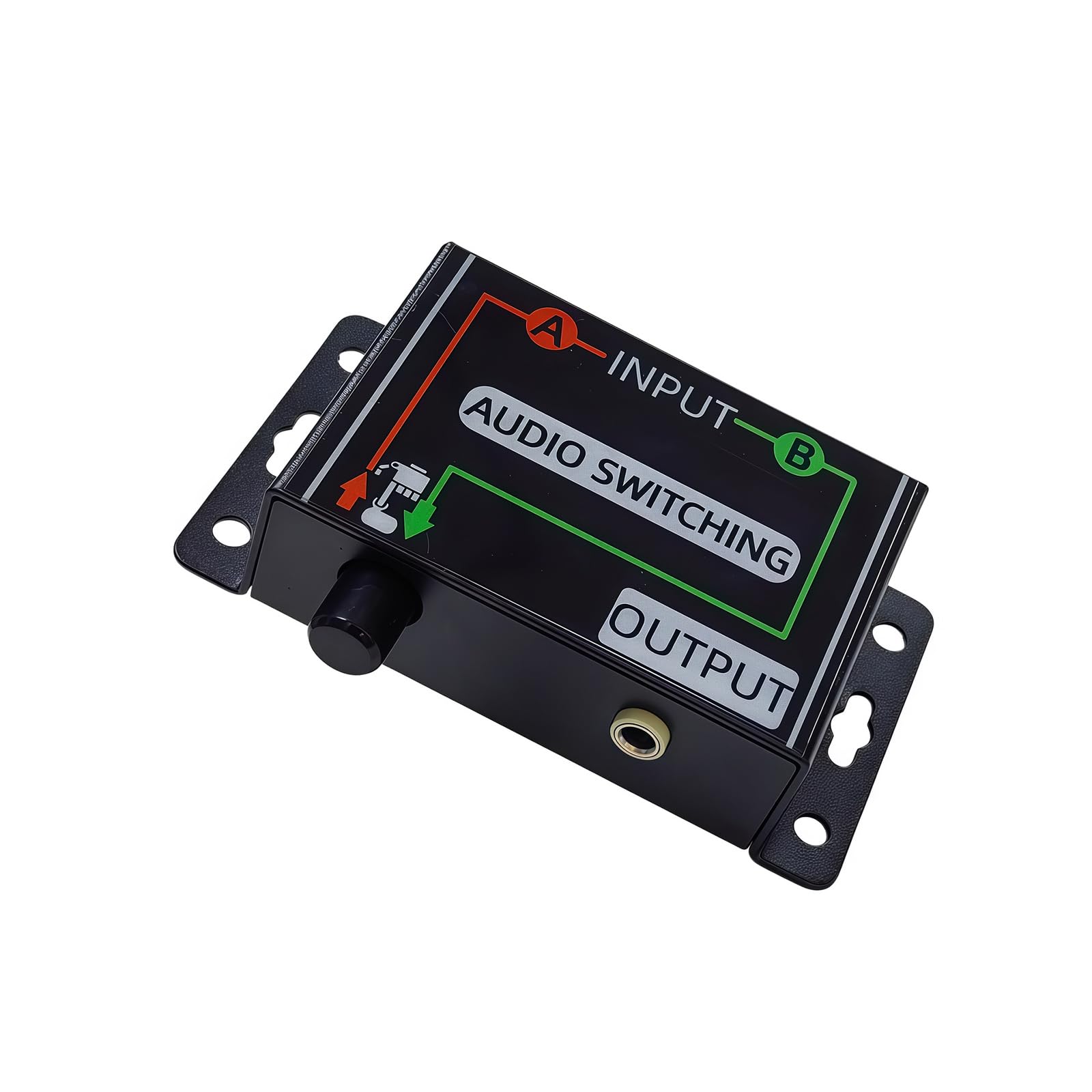 Ljmyy 3.5Mm Auditory Switcher 2 Inputs 1 Output or 1 Input 2 Outputs Bidirectional Transmission Converter for Multiple Devices