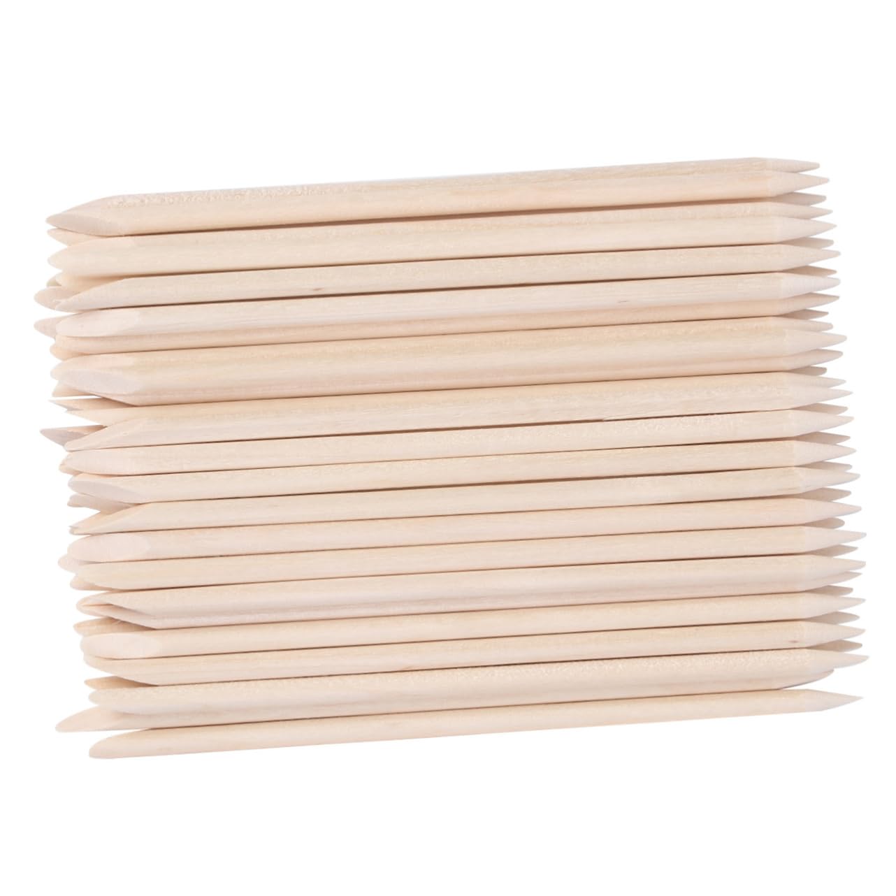 Didiseaon 50 Pcs Manicure Sticks Nail Cuticle Pusher Remover Tool Set Cuticle Pusher Cleaner for Nail Art Polishers