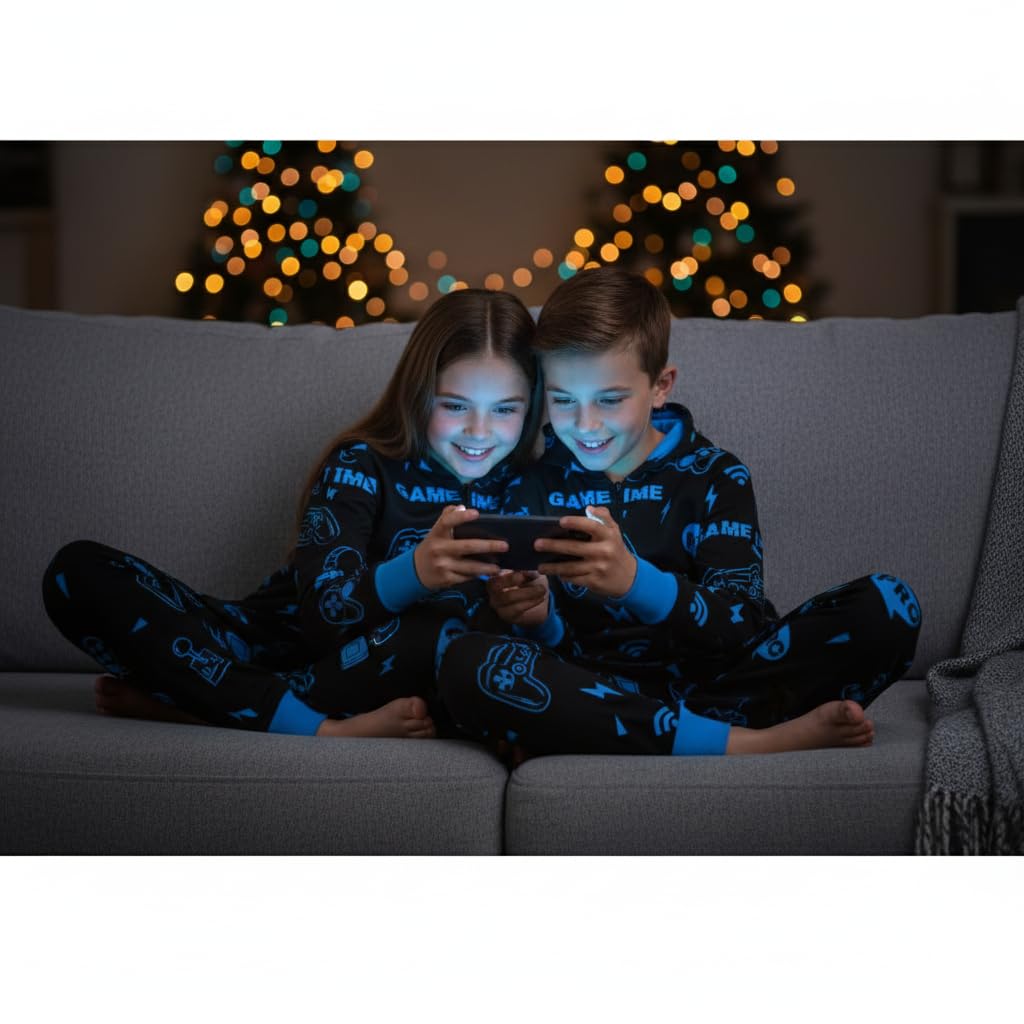 A2Z 4 Kids Cotone Tutina per Bambini Tutina Pigiama Lounge Indossare Gioco Volta Stampare Tutina da Notte Comodo Bambini I Regali per Ragazze Ragazzi età 2-13