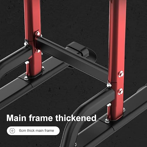 Miniatura 5 de Bounabay Power Tower - Estación de dominadas y inmersión multifunción para entrenamiento de fuerza en el hogar, estación de entrenamiento de