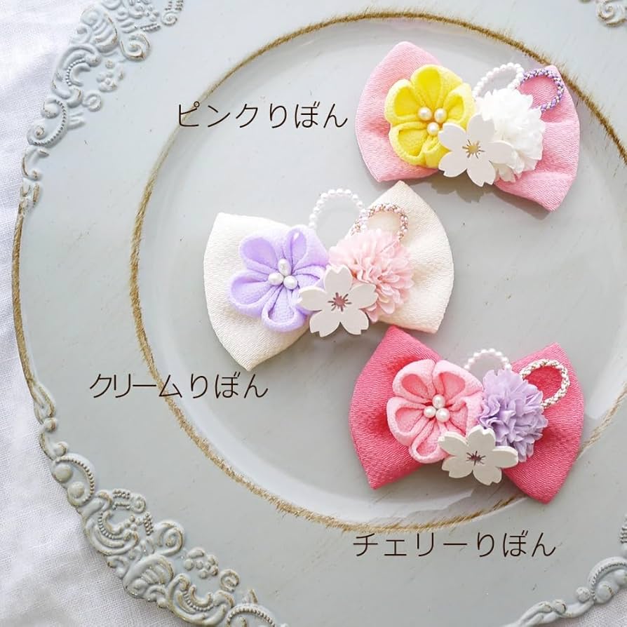 Amazon.co.jp: [ネネズデコ] ひなまつり ベビー 和 ヘアバンド 髪飾り