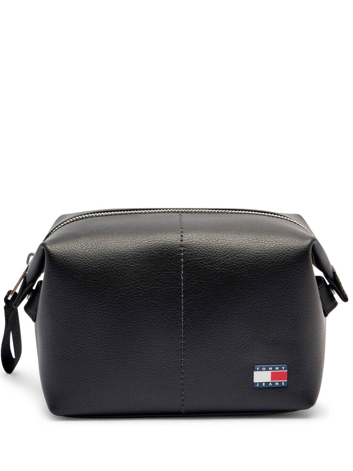 TJM HERITAGE LEATHER WASHBAG Erkek Çanta, Siyah, Tek Beden
