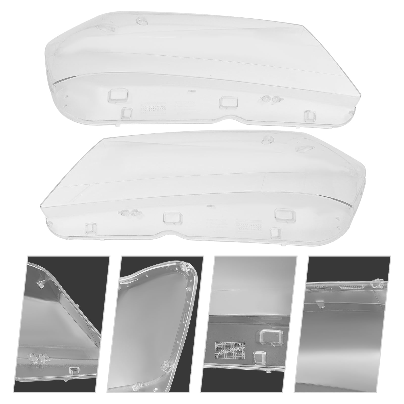 NTINGDE Pair Front Headlight Lens Cover Compatible with BMW X3 F25 2011 2012 2013 2014 Left and Right Headlight Lens Cover Headlamp Lens Cover Headlight Lampshade Clear