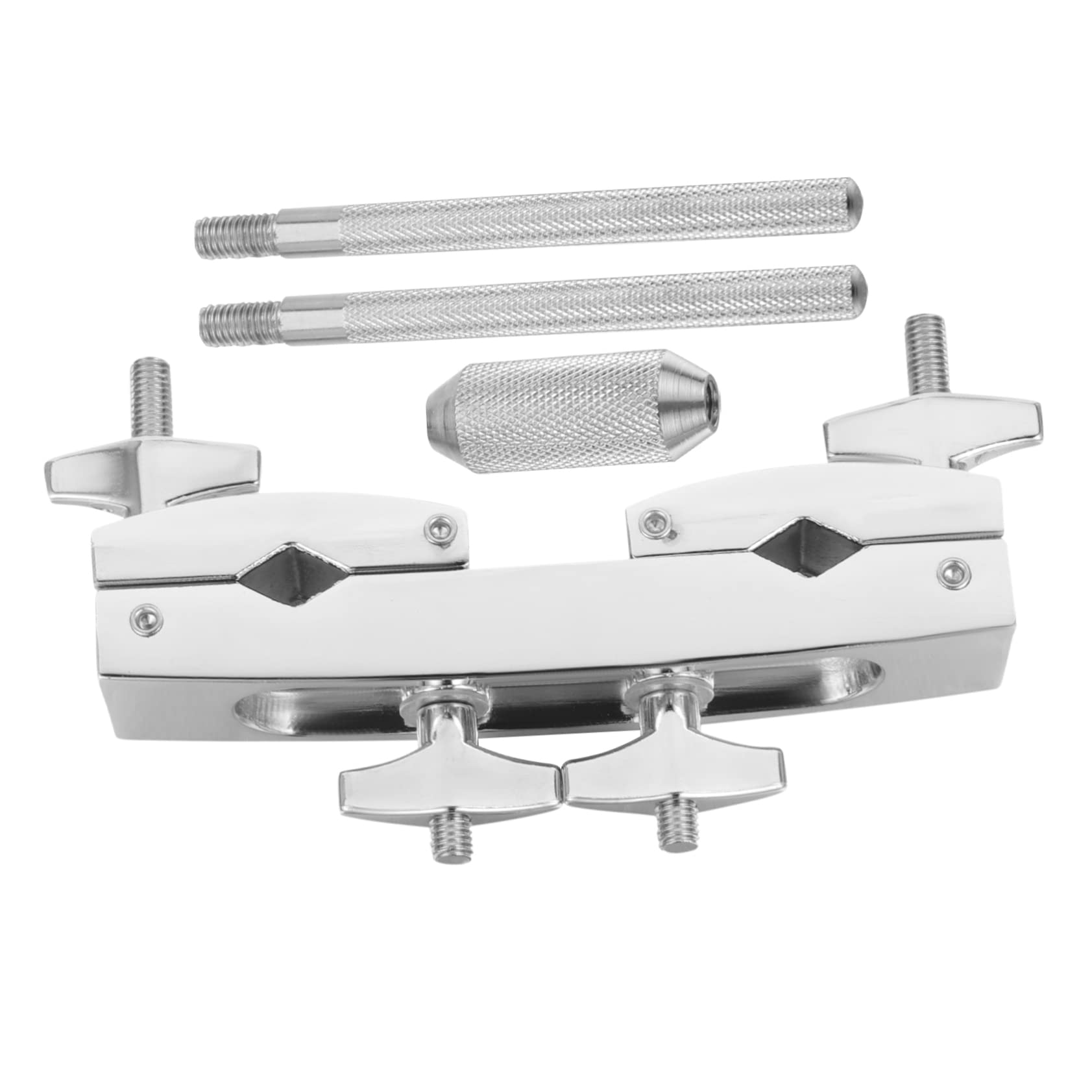 BESTonZON Cheering Bell Cowbells Clamp Drum Kit Cowbell Fixing Clip Metal Bracket