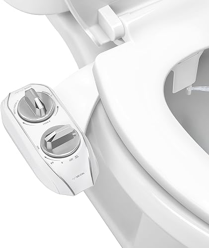 Miniatura 8 de LUXE Bidet NEO 185 Plus - Boquilla doble, accesorio de bidé no eléctrico para asiento de inodoro, instalación deslizante patentada, autolimpieza