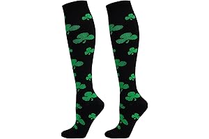 Compression Socks for Women Knee High Festival Socks for St Patrick's Day