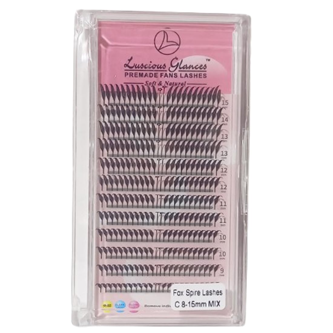 New Fox Spire Lash Extension Box by Luscious Glances | Trending in Beauty Now (C Curl)-image-48