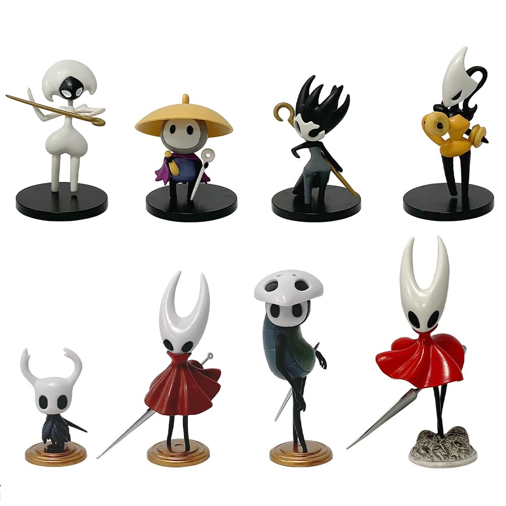 Zhongkaihua Hollow Silksong Figure Hornet-can Quirrel Lace Shakra Sherma Action Figure PVC Model 6Pcs 7~16CM Statue Collectible Home Ornament Decorations Gifts โ image 1