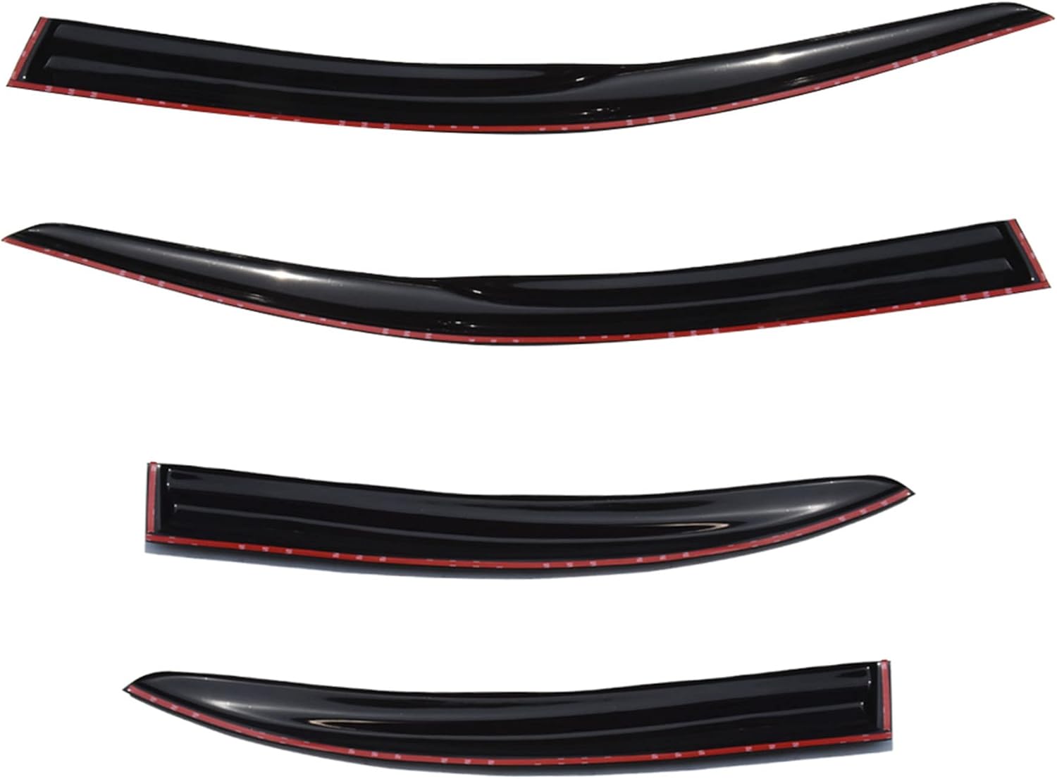 4Pc Vent Window Visors Rain Guard Replacement for Lancer 2008 2009 2010 2011 2012 2013 2014 2015 2016 2017