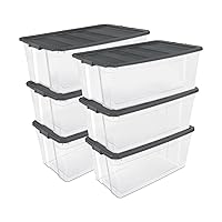 Vista 13 de Sterilite Caja Apilable Modular Transparente 16QT 14723V06