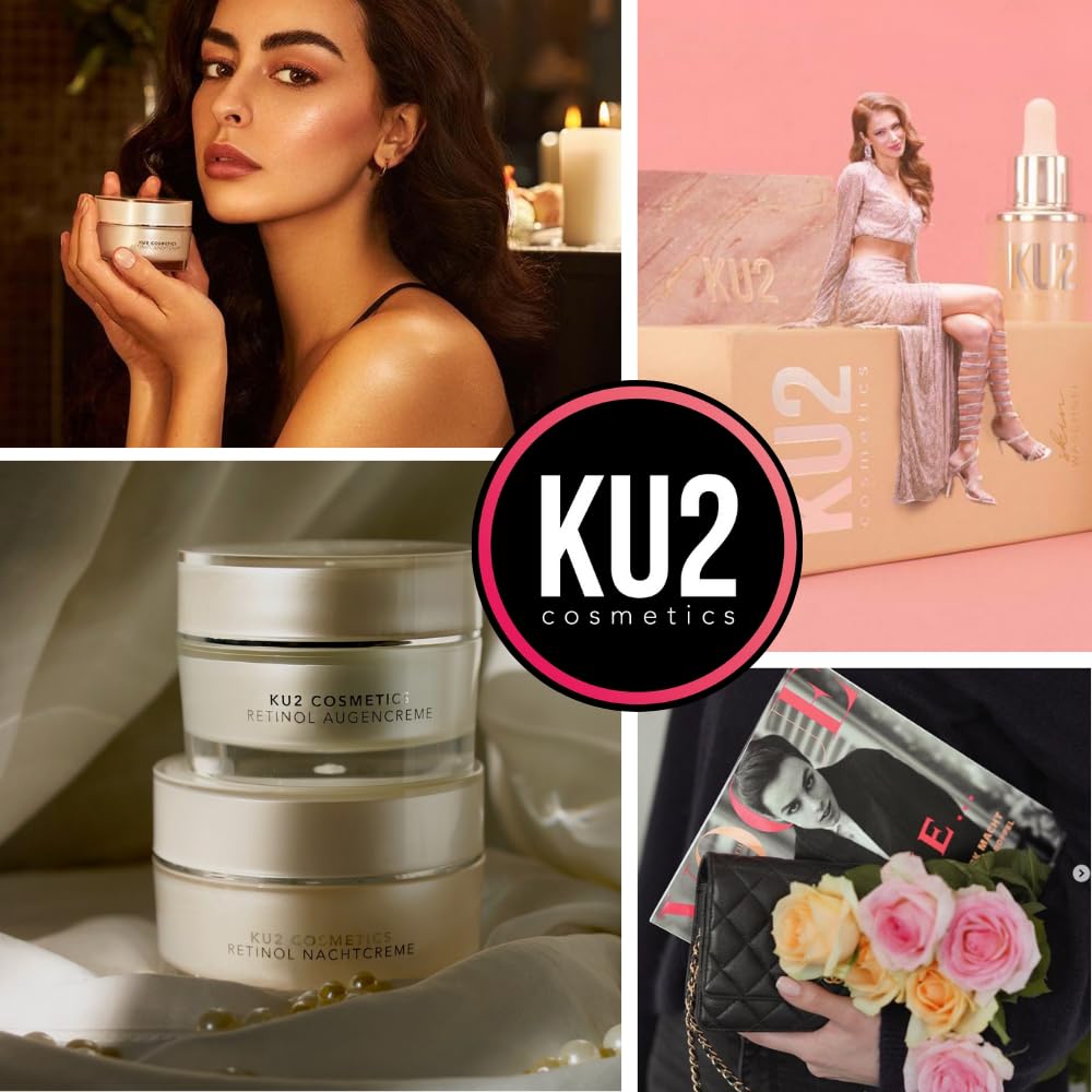 KU2 Crema notte al retinolo | Crema nutriente al retinolo per il viso con olio di jojoba | Crema anti-invecchiamento che favorisce la produzione di collagene nella pelle | Cura generale della pelle e