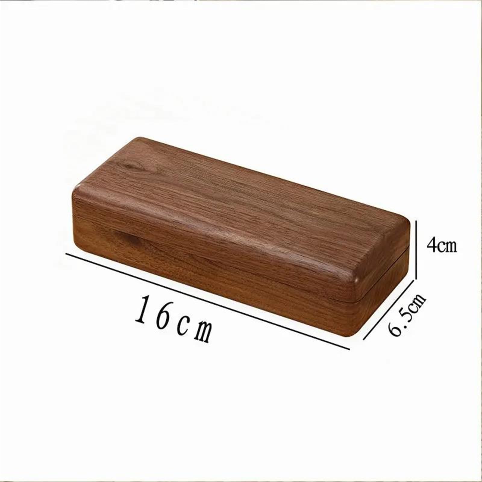 Joyero Viaje Almacenamiento Portátil Para Gafas Negocios Para Miopía Para Hombres Y Mujeres, Estuche Madera Maciza Para, Creativa Retro (16 * 6 * 4cm) Joyeros