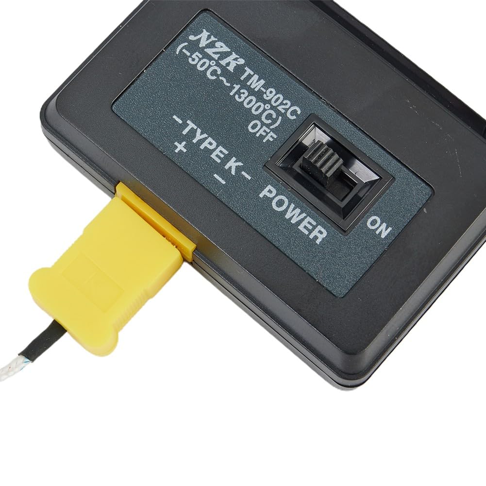 K Typ Thermoelement, digitales Temperaturmessgerät TM-902C mit Sonde für -50 C bis 1300 C, LCD-Display für Industrie und Labor