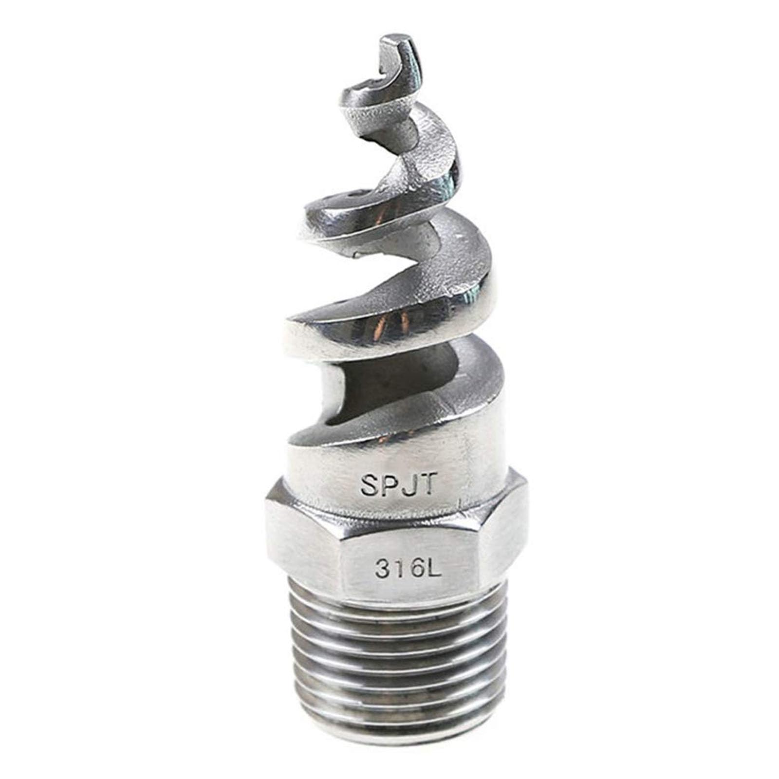 Buse d'atomisation à cône spiralé 1/4" en acier inoxydable 316, lot de 10 pièces