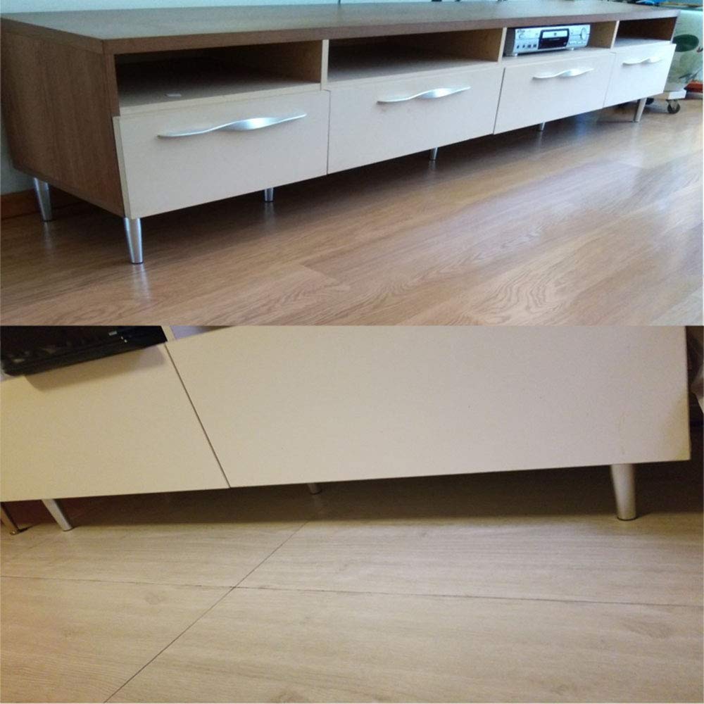 Gambe per mobili a Cono, Gambe per Divano Moderne in Metallo con Base in Ottone, Accessori per armadietti, poggiapiedi, Nere, dritte, 30 cm/11,8 Pollici.