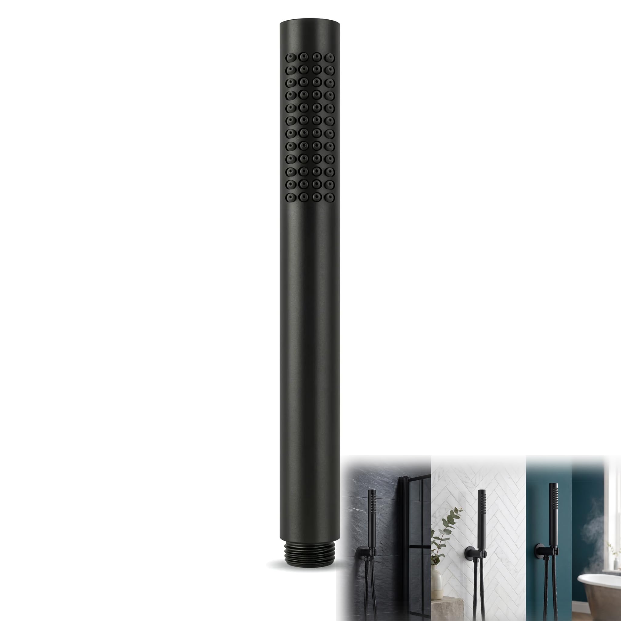 High Pressure Shower Head, Universal Fitting Shower Head Round (21X2.4cm)