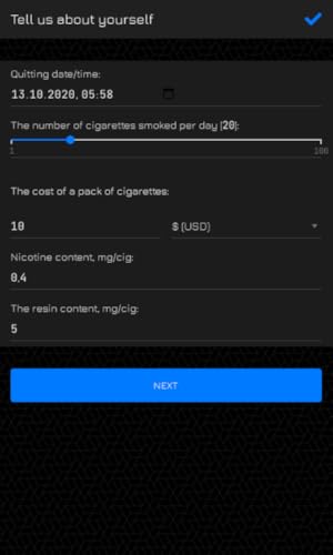 Quit smoking! Smoke free. Stop smoking counter app