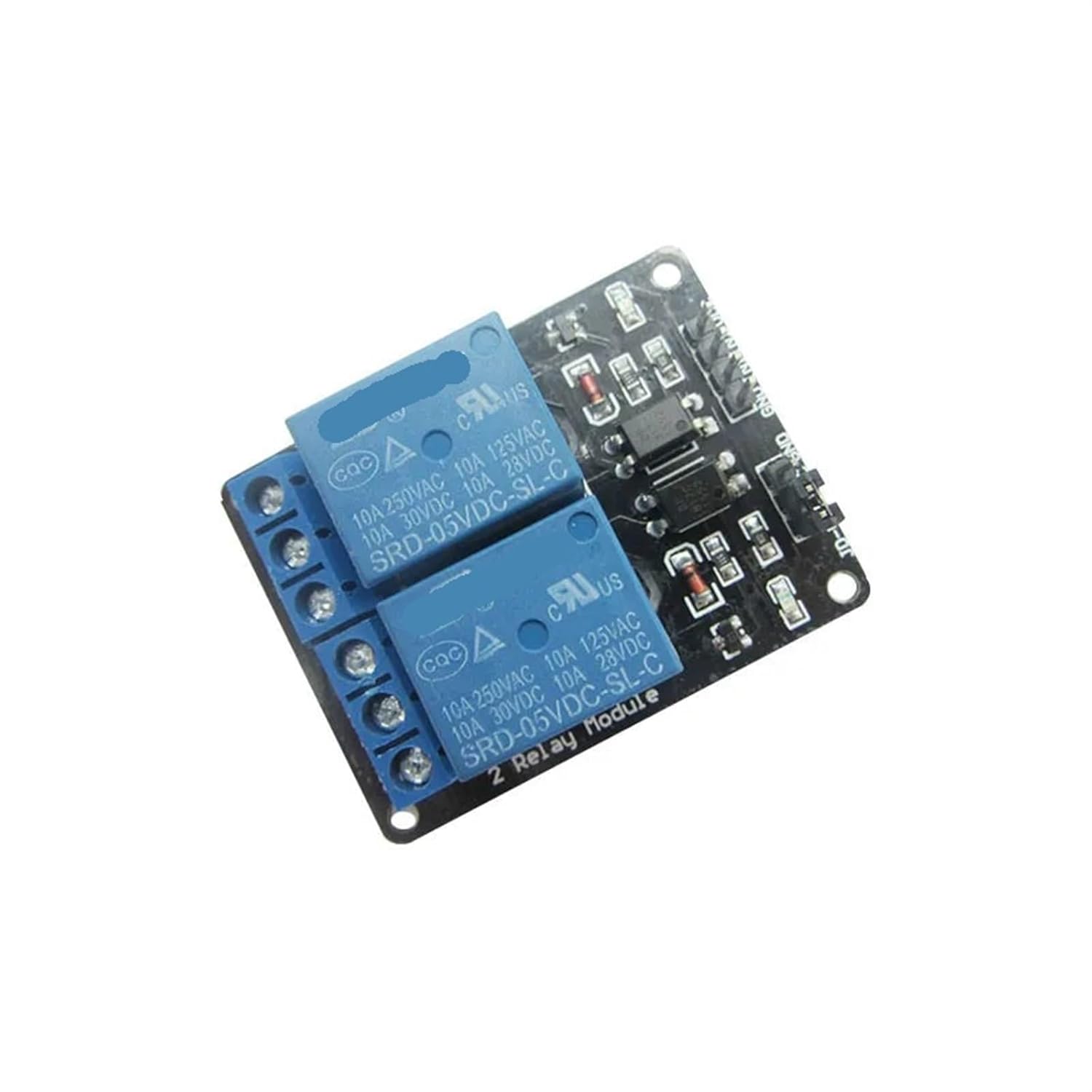 1Pcs 2 Channel Relay Module 5V 2-Channel Relay Modules 5VDC 2 Road Relay Module Control Board with Optocoupler