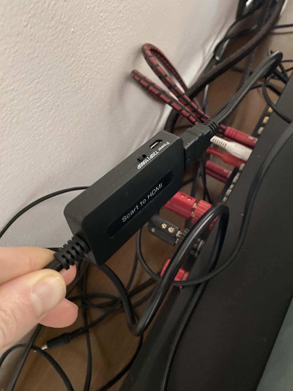 Kirolle Convertitore SCART A HDMI Con Cavi Inclusi - Per Sky, DVD, TV HD