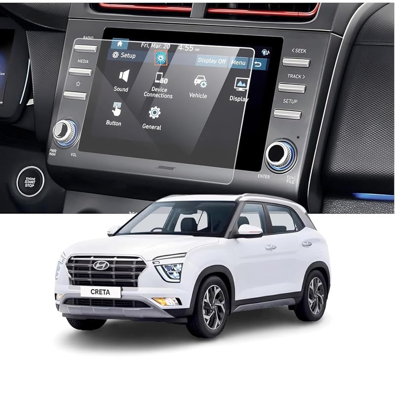 Image of Hyundai Creta (8 Inch) Touchscreen Protector Guard - (Not a Tempered Glass)