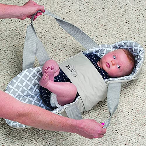 Kidco Tr5101 Swingpod Unisex Travel Portable Polyester Nursery Swaddle Swing Blanket For Newborns And Babies, Gray Chevron Pattern #TOP2