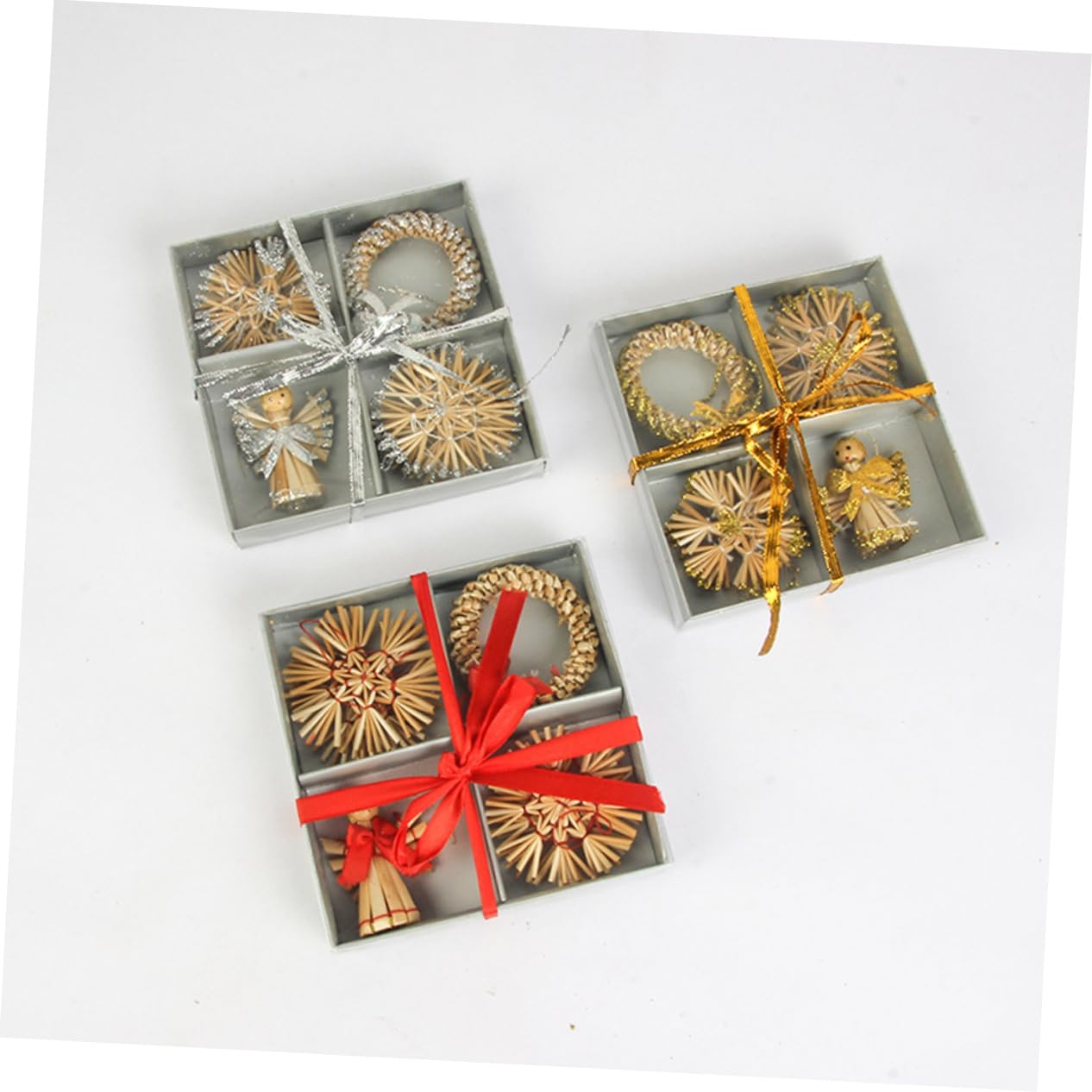 OUNONA 12sätze Teiliges Weihnachtsdeko Aus Festliche Für Weihnachtsbaum Edle Weihnachts-Pendants Für Stimmungsvolle Raumgestaltung